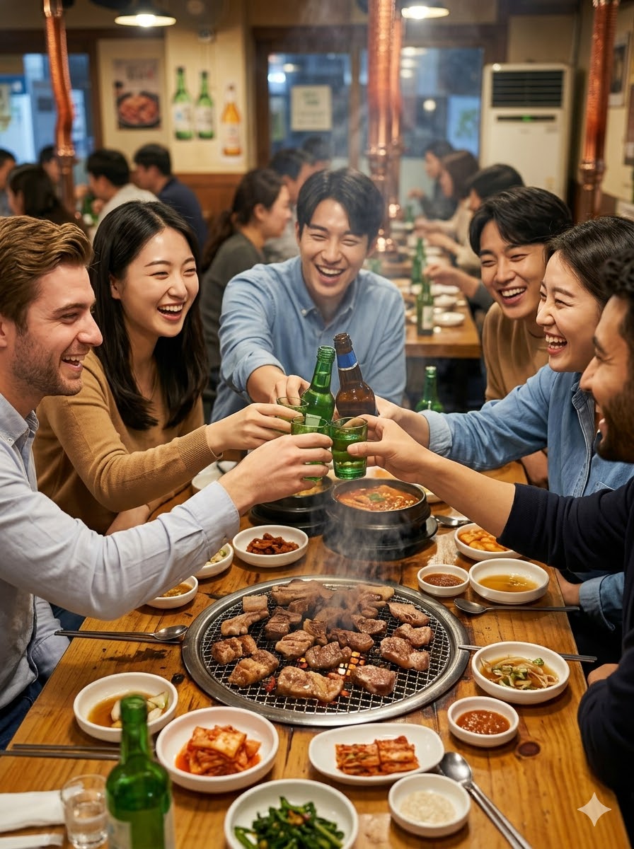 Making friends in Korea